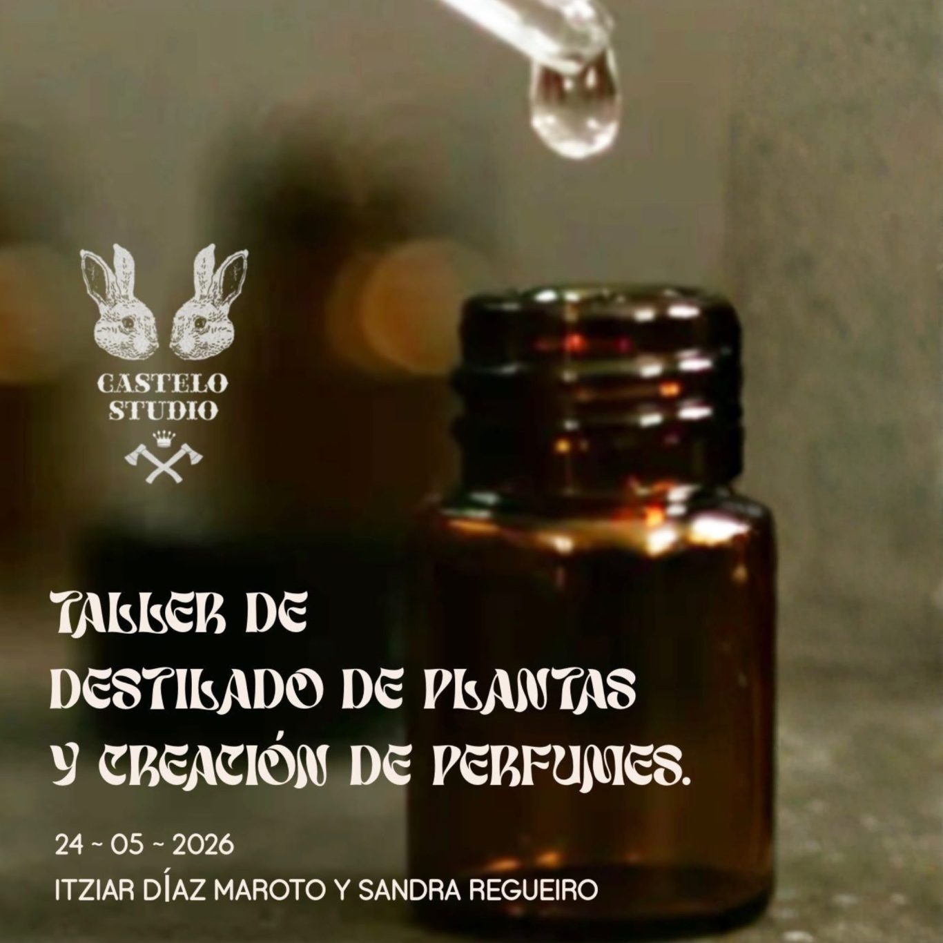 Taller de destilación en Castelo Studio 2ª Edición de "Un día entre esencias" en Castelo Studio
