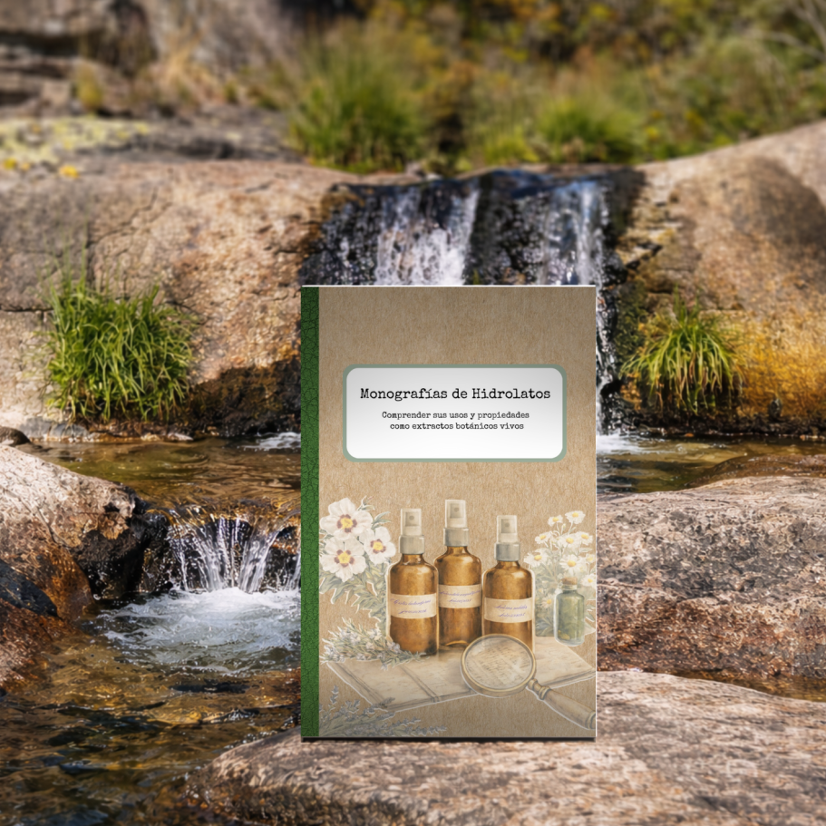 Libro monografías de Hidrolatos, obra para comprender los hidrolatos en profundidad