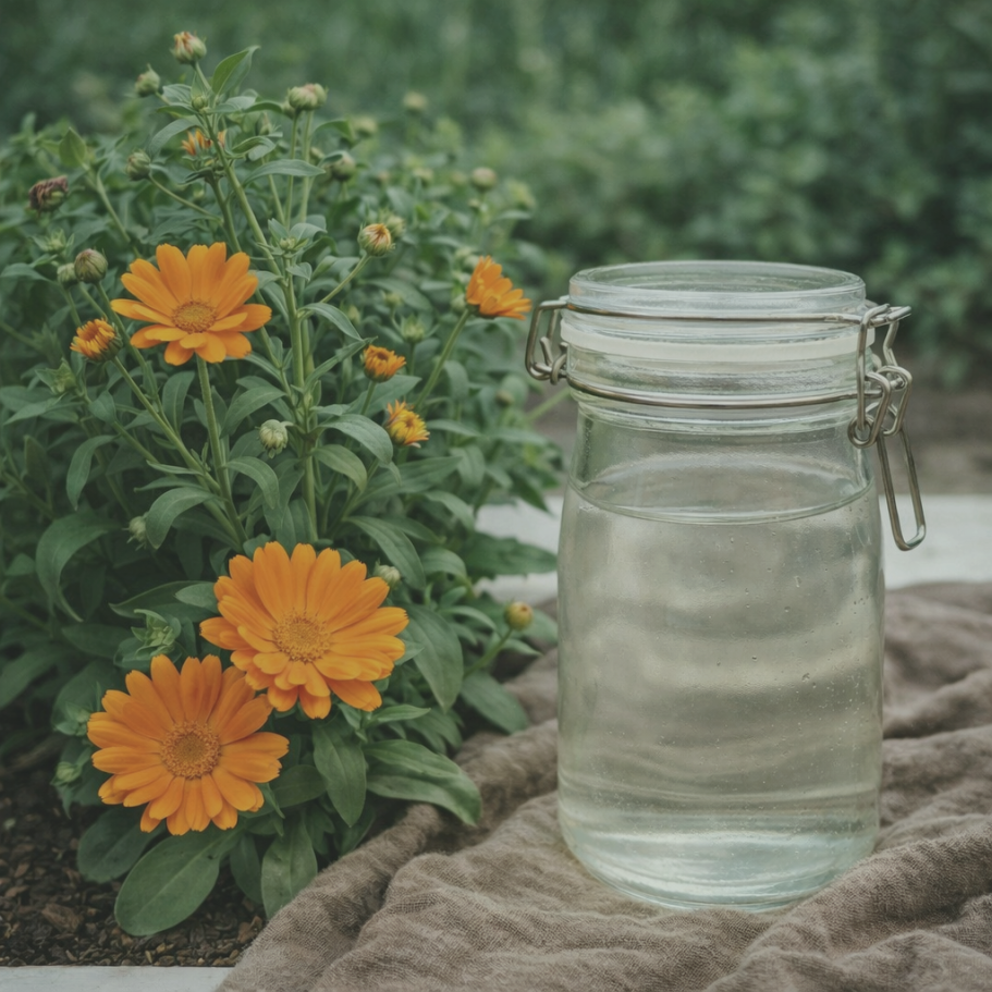 Hidrolato de caléndula: cuándo usarlo y en qué momento Hidrolato de Calendula officinalis